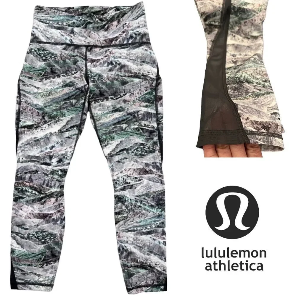 Lululemon Wunder Under High-Rise 8 Tight 25 Full-On Luxtreme Springscape…